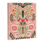  Folk Butterflies -Peach Canvas Print Gallery Image 8