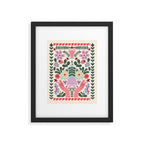 Folk Flora - Liberty Framed Art Print Gallery Image 5