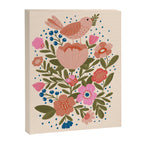 Folk Floral Bird  Canvas Print Gallery Image 6