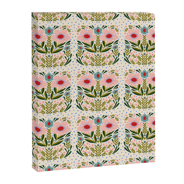 Folksy Floral  Canvas Print Gallery Image 1