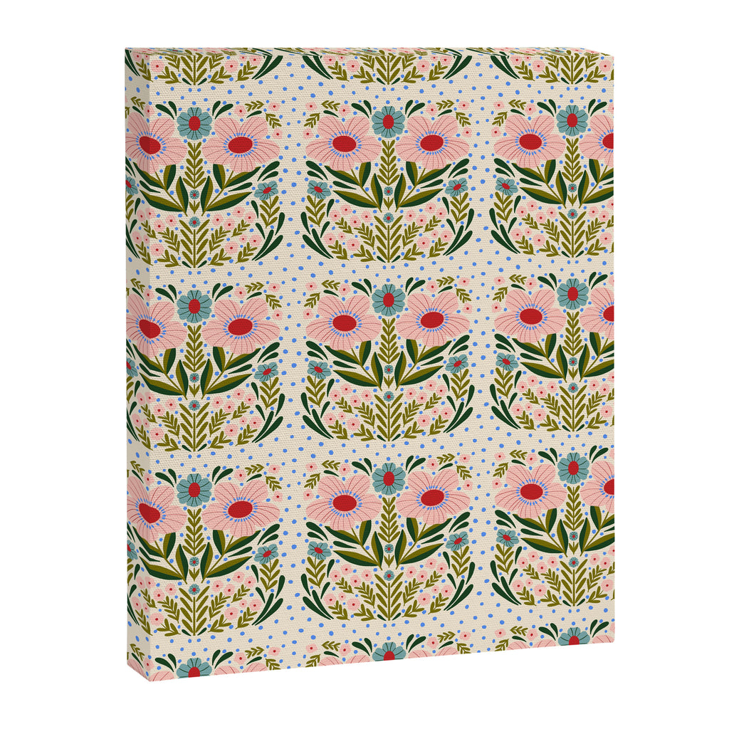 Folksy Floral  Canvas Print Gallery Image 8