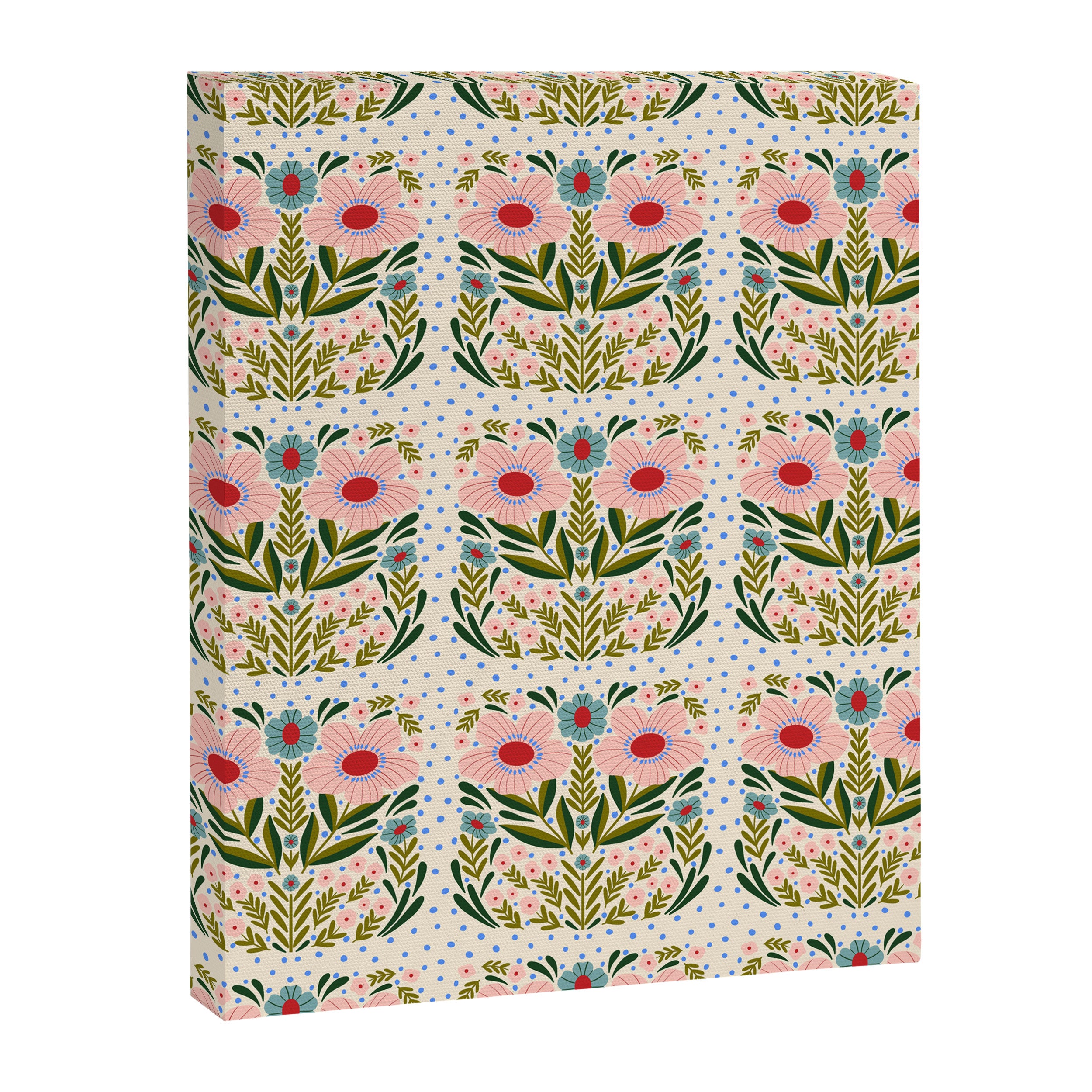 Folksy Floral  Canvas Print Gallery Image 8