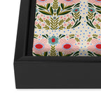 Folksy Floral  Framed Canvas Print Gallery Image 3