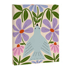 Freedom - Bird and Flowers Canvas Print Gallery Image 8