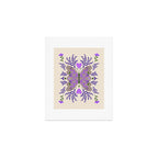 Freedom Butterfly Purple vibe Art Print Gallery Image 1