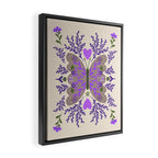 Freedom Butterfly Purple vibe Framed Canvas Print Gallery Image 2