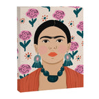 Frida Kahlo Portrait Canvas Print Gallery Image 6