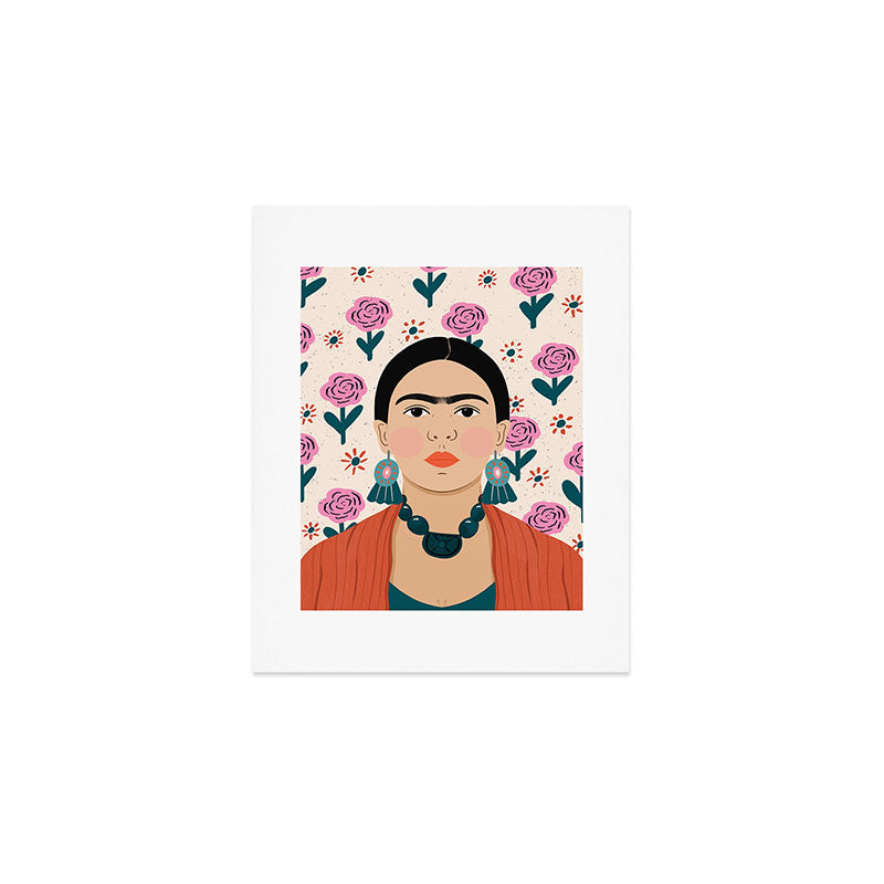 Frida Kahlo Portrait Art Print Gallery Image 1