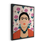 Frida Kahlo Portrait Framed Canvas Print Gallery Image 2
