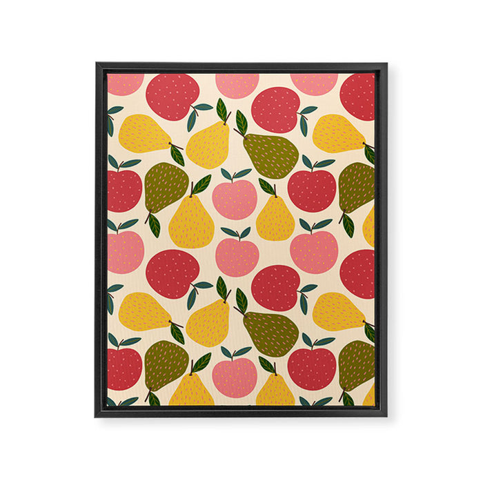 Fruity Pattern Framed Canvas Print Gallery Image 1