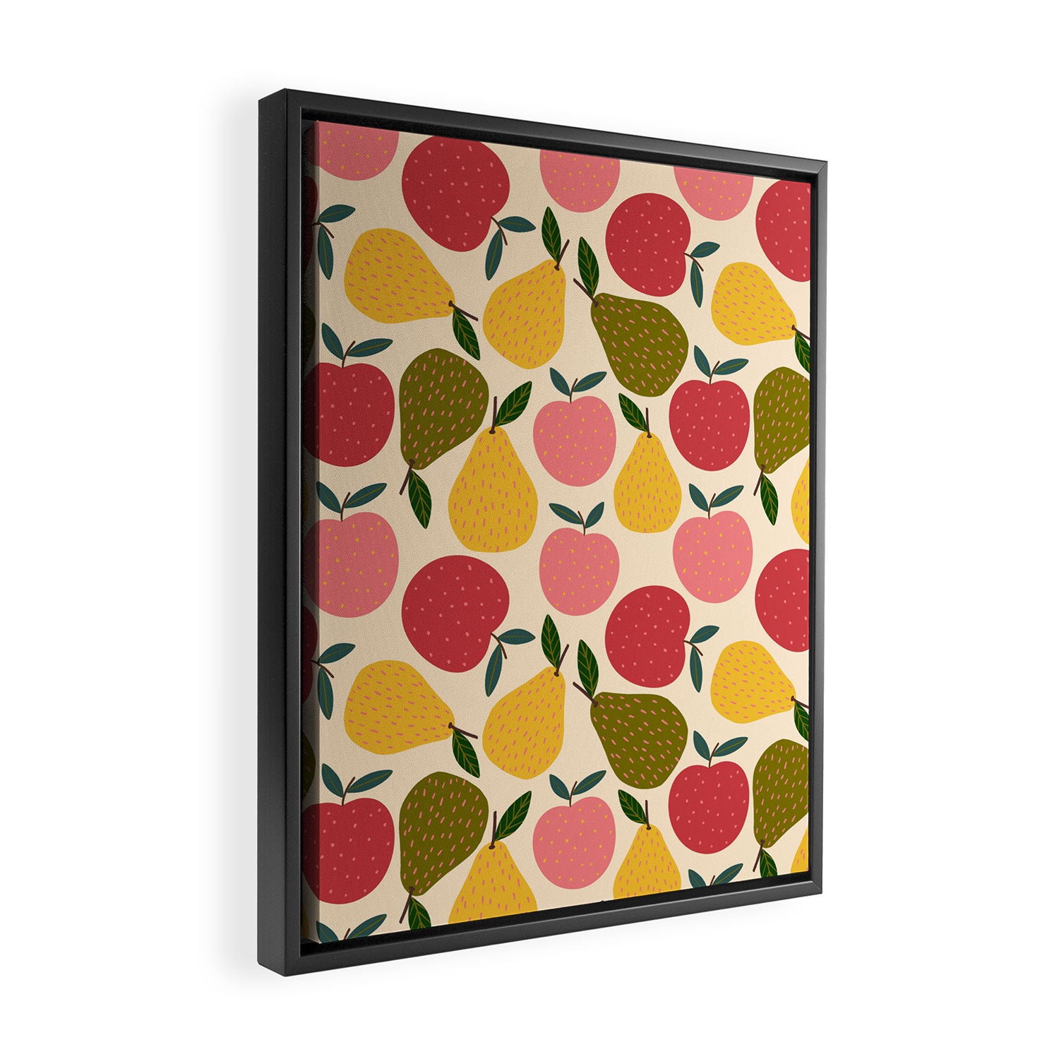 Fruity Pattern Framed Canvas Print Gallery Image 2