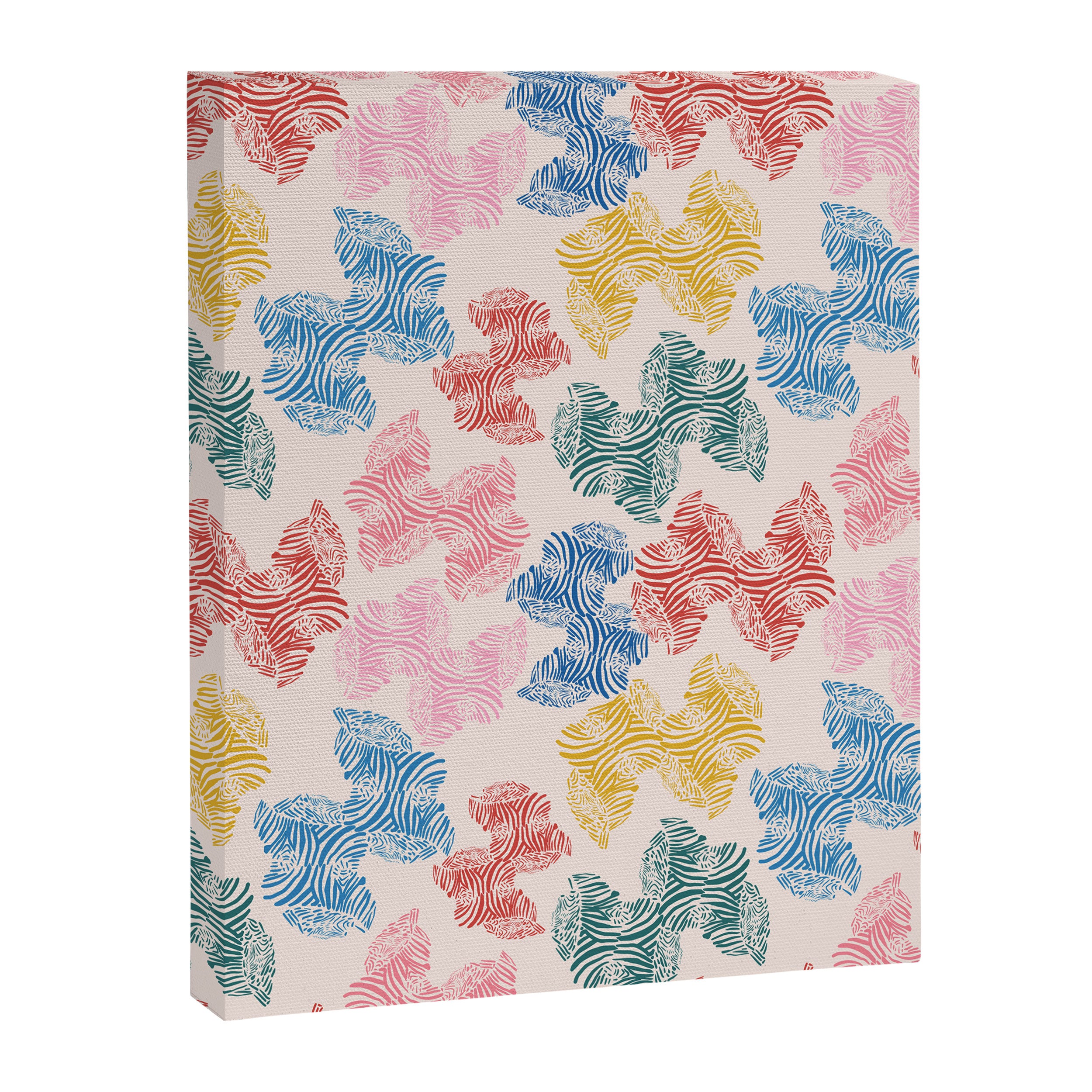 Fun Zebra Canvas Print Gallery Image 6