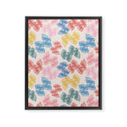 Fun Zebra Framed Canvas Print Gallery Image 6