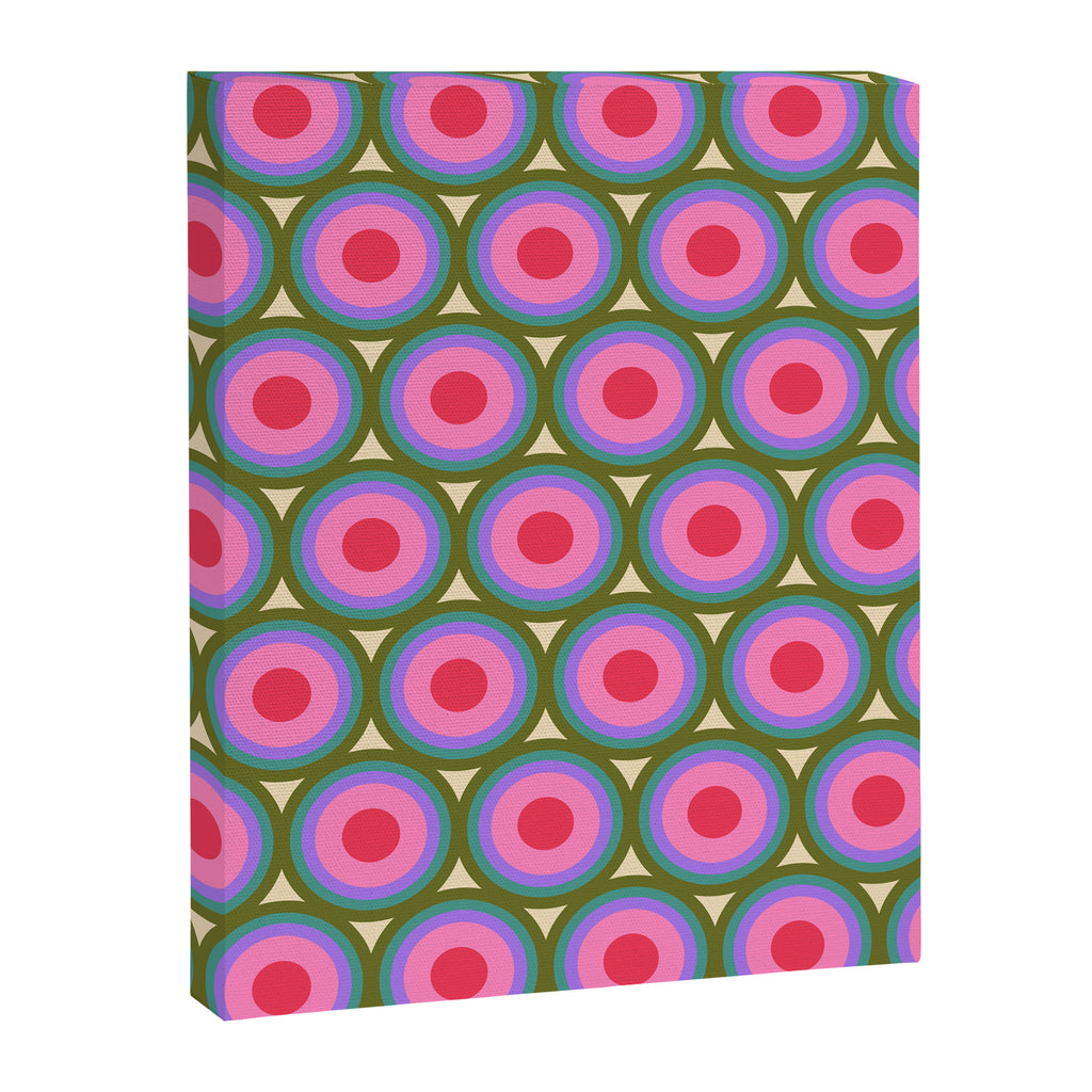 Geometric Mid Century Modern Pattern Canvas Print Gallery Image 8