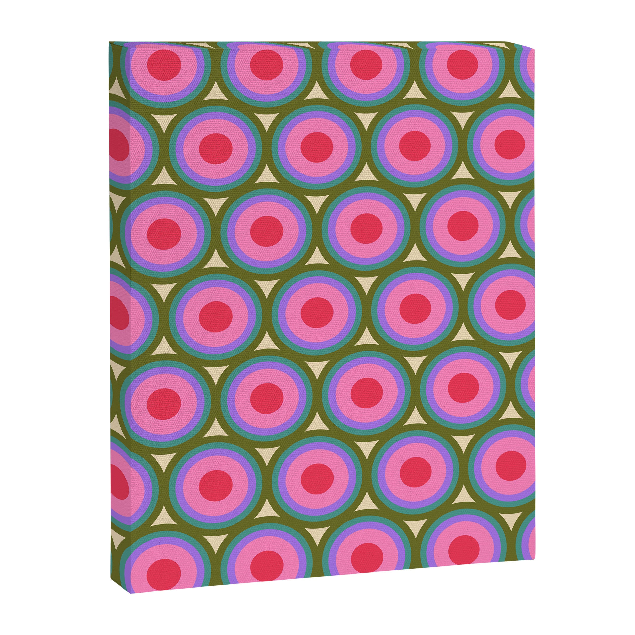 Geometric Mid Century Modern Pattern Canvas Print Gallery Image 8