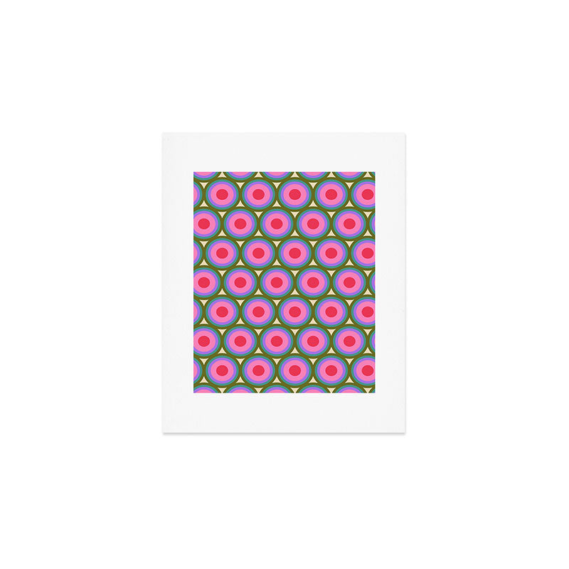 Geometric Mid Century Modern Pattern Art Print Gallery Image 1