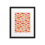 Go Fish - Pink, Red and Yellow  Framed Art Print Gallery Image 6