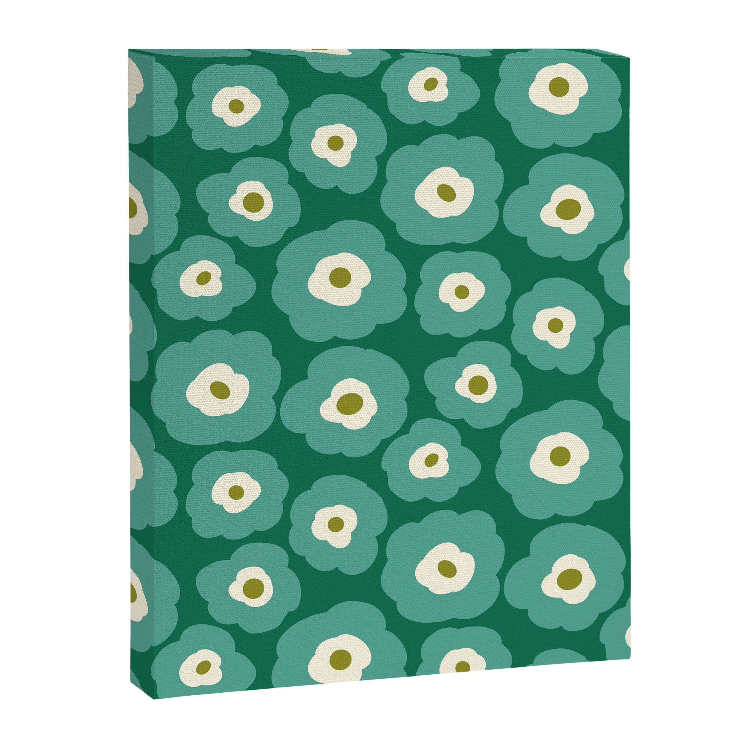 Green Flower Canvas Print Gallery Image 8