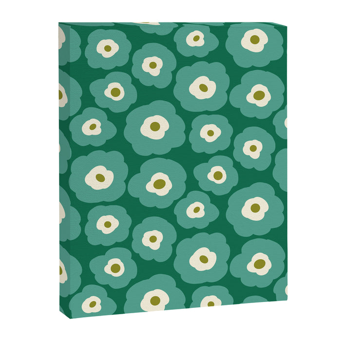 Green Flower Canvas Print Gallery Image 1