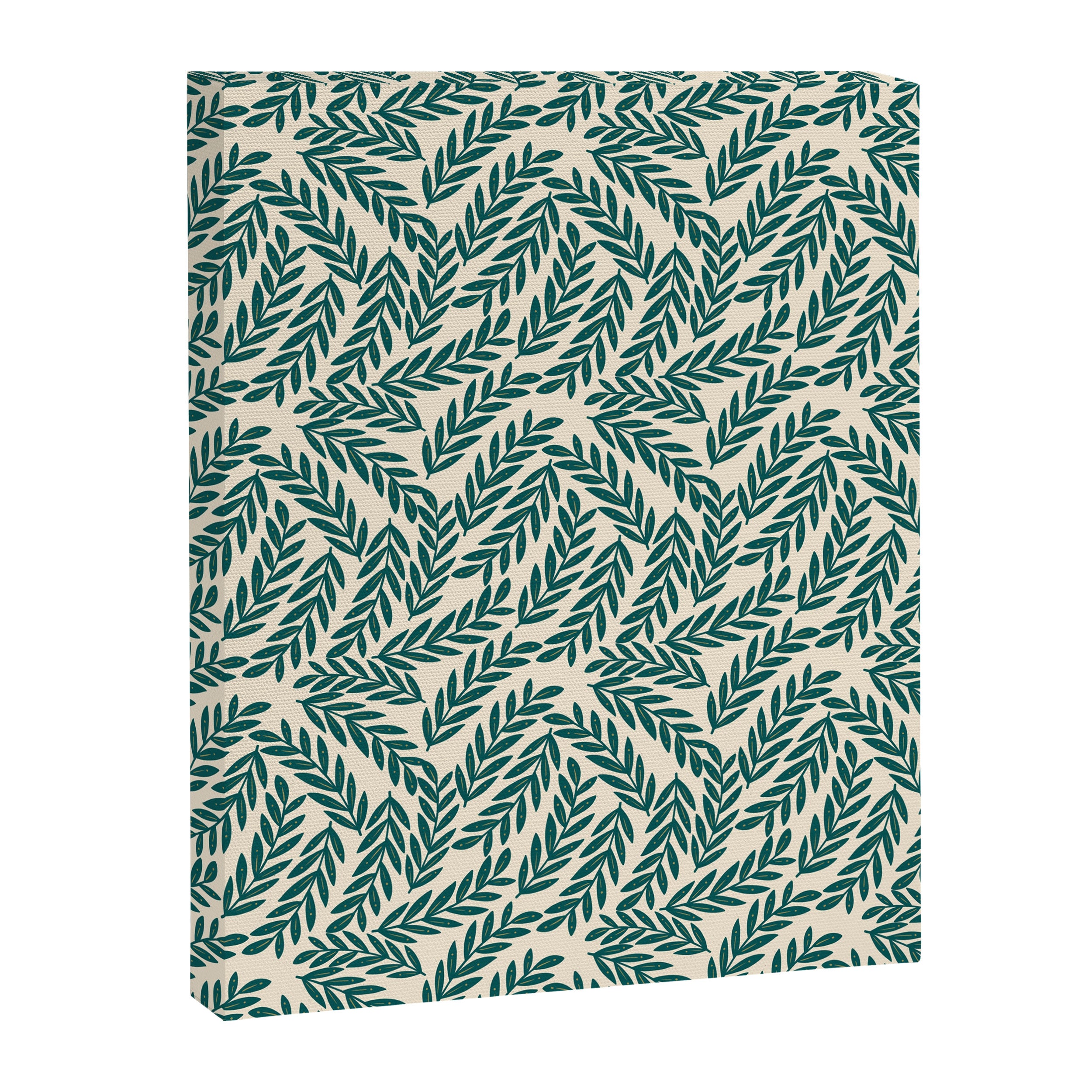 Green Leaves Pattern  Canvas Print Gallery Image 8