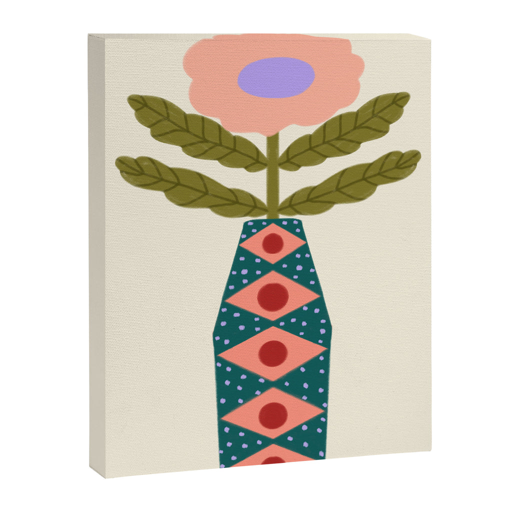 Groovy Floral Vase  Canvas Print Gallery Image 6