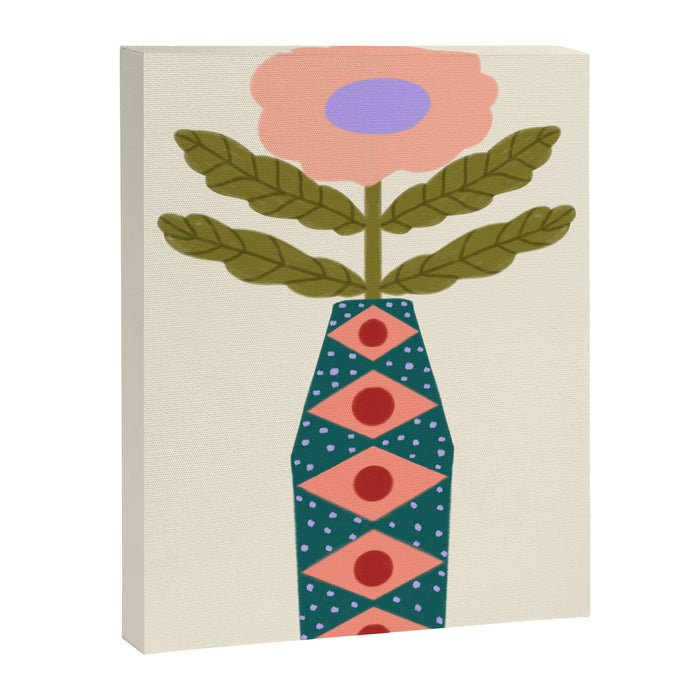 Groovy Floral Vase  Canvas Print Gallery Image 1