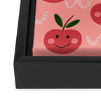 Happy Apple  Framed Canvas Print Gallery Image 3