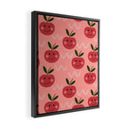 Happy Apple  Framed Canvas Print Gallery Image 2