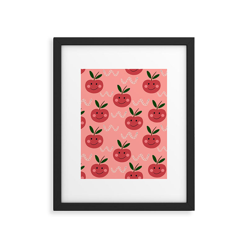 Happy Apple  Framed Art Print Gallery Image 6