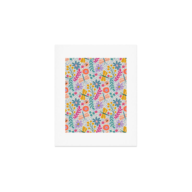 Happy Bloom Art Print Gallery Image 1