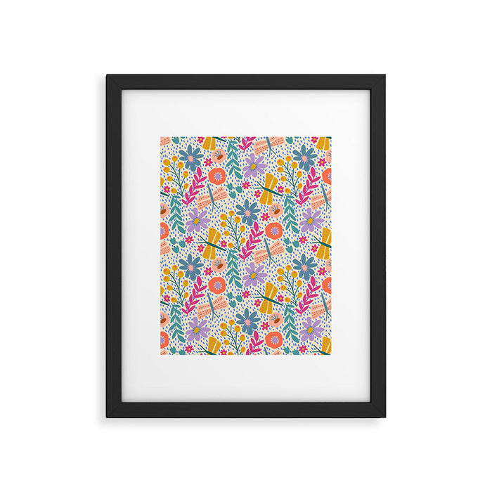 Happy Bloom Framed Art Print Gallery Image 1