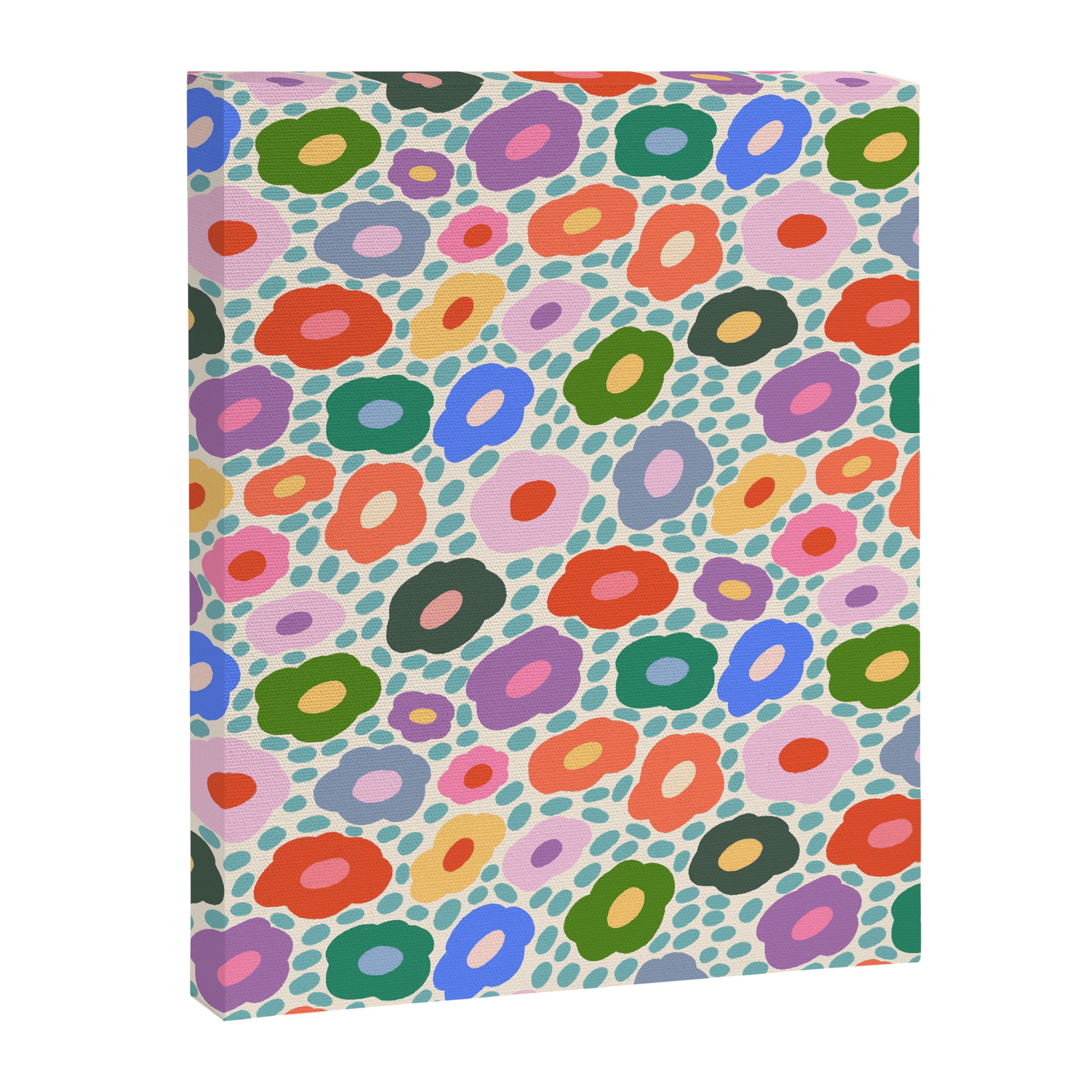 Happy Colorful Flower Canvas Print Gallery Image 8