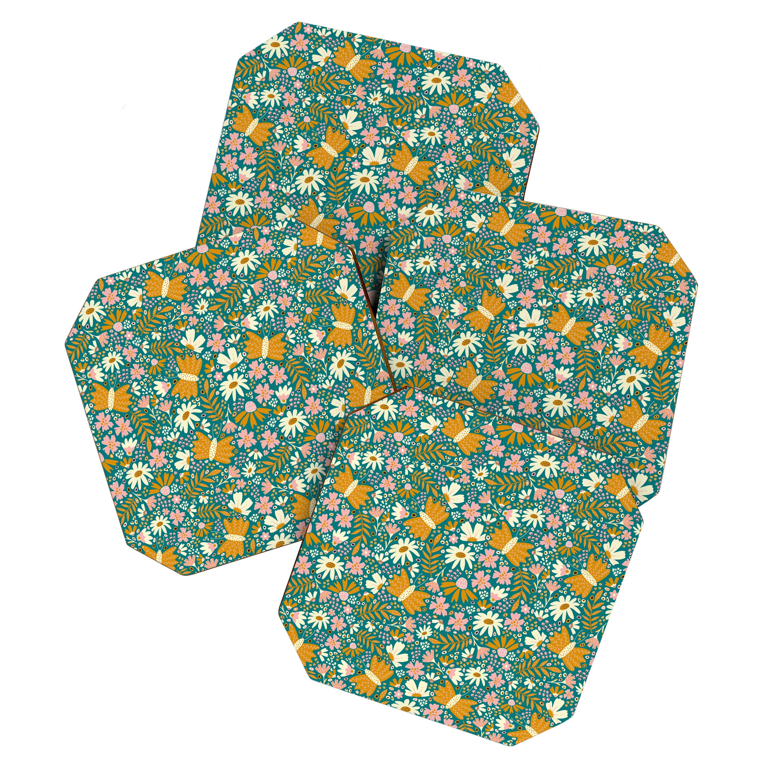 Happy Floral  Coaster Gallery Image 1