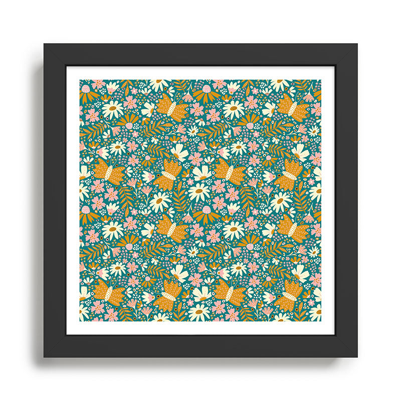 Happy Floral  Framed Art Print Gallery Image 1
