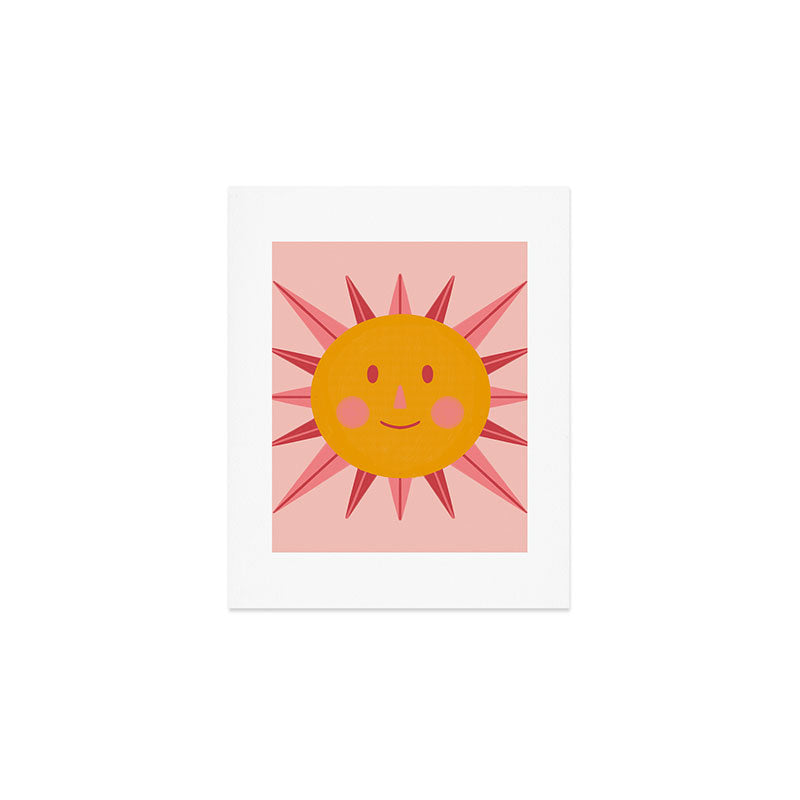 Happy Summer Sun Art Print Gallery Image 1