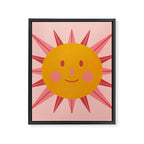 Happy Summer Sun Framed Canvas Print Gallery Image 8
