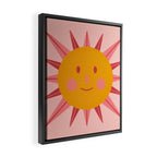 Happy Summer Sun Framed Canvas Print Gallery Image 2