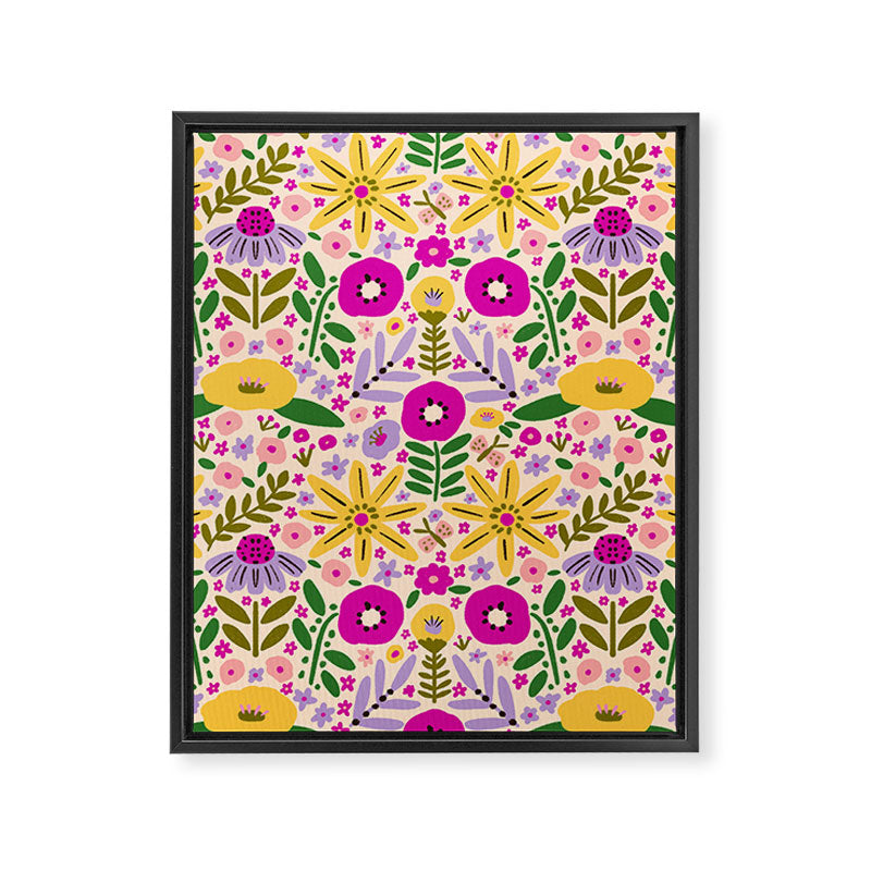 Hey, flowers Framed Canvas Print Gallery Image 8