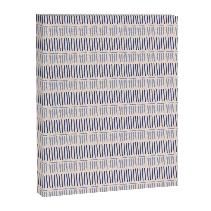 Indigo Blue Stripes  Canvas Print Gallery Image 1