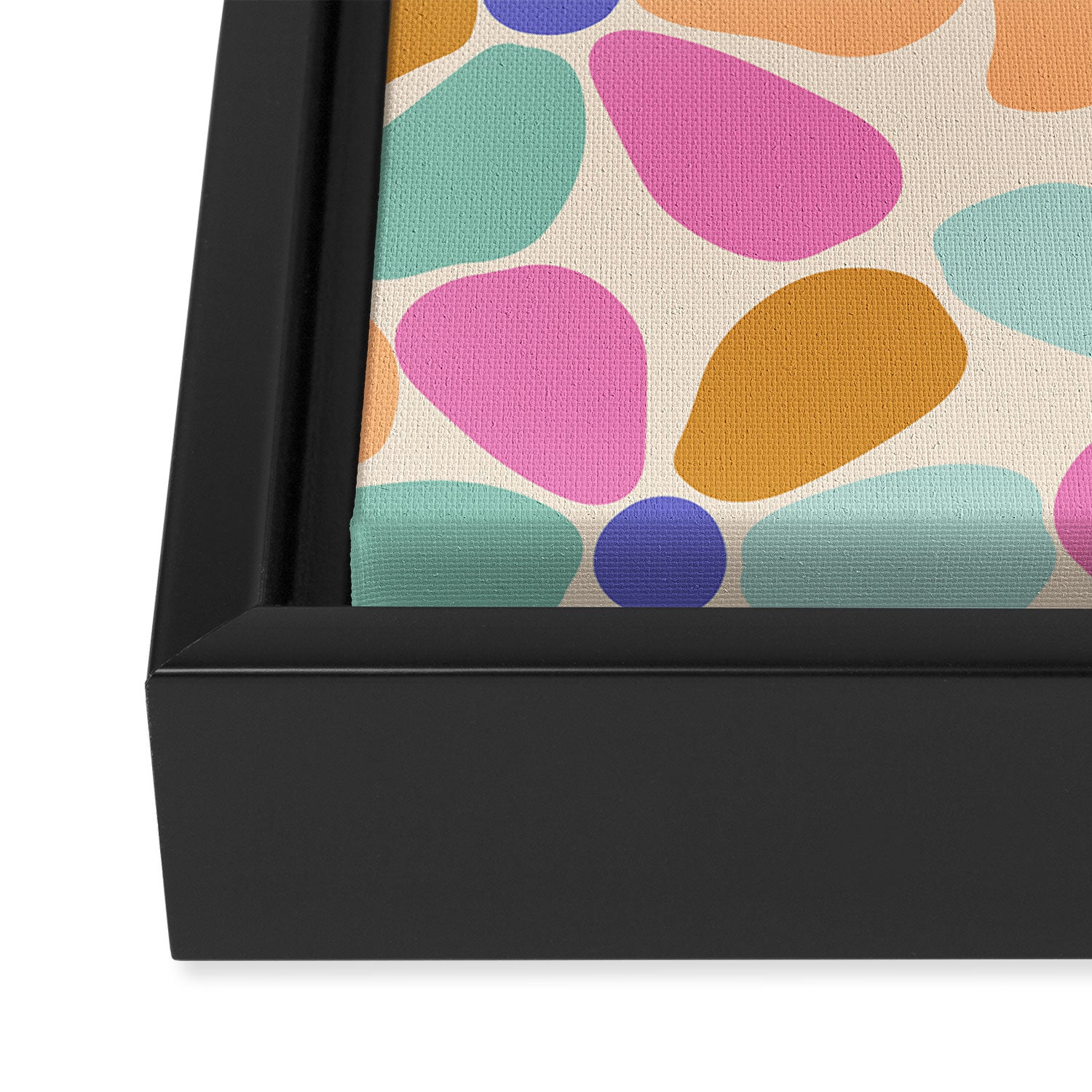Jelly Bean Retro Flower Framed Canvas Print Gallery Image 3