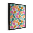 Jelly Bean Retro Flower Framed Canvas Print Gallery Image 2