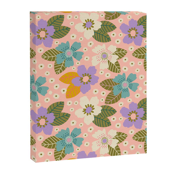 Joyful Bloom - Peach Canvas Print Gallery Image 1