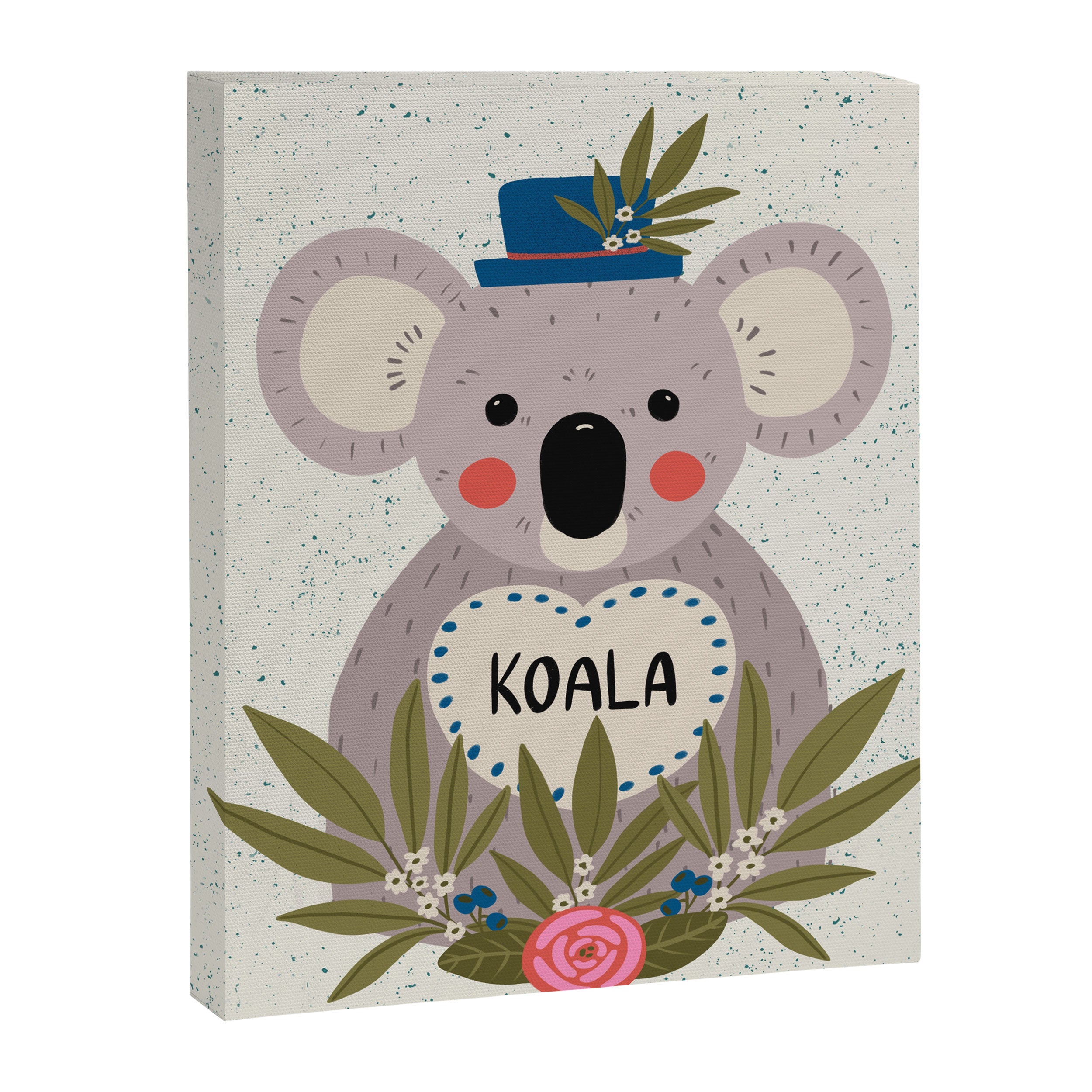 Koala with hat  Canvas Print Gallery Image 8