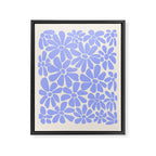 Lavender - Retro Floral  Framed Canvas Print Gallery Image 6