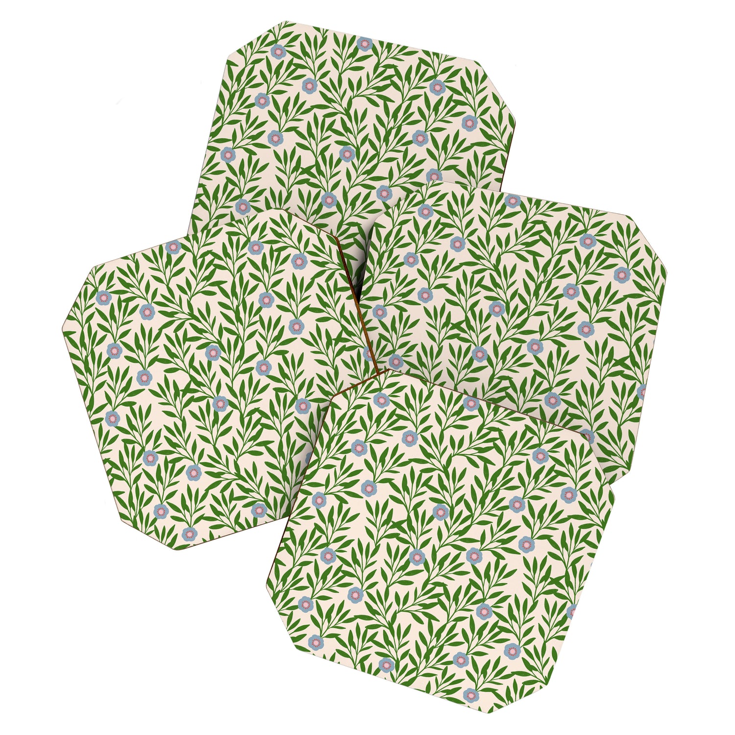 Leaf Vine Pattern  Coaster Gallery Image 1