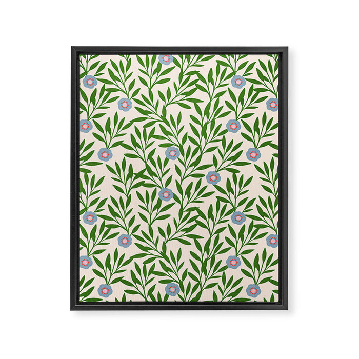 Leaf Vine Pattern  Framed Canvas Print Gallery Image 1
