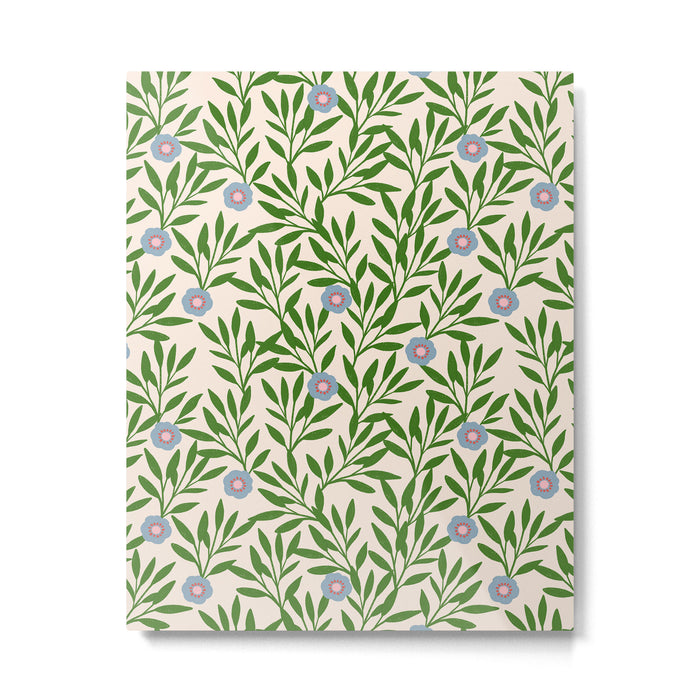 Leaf Vine Pattern  Metal Print Gallery Image 1