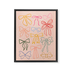Lines Bows - Joy of Together  Framed Canvas Print Gallery Image 8