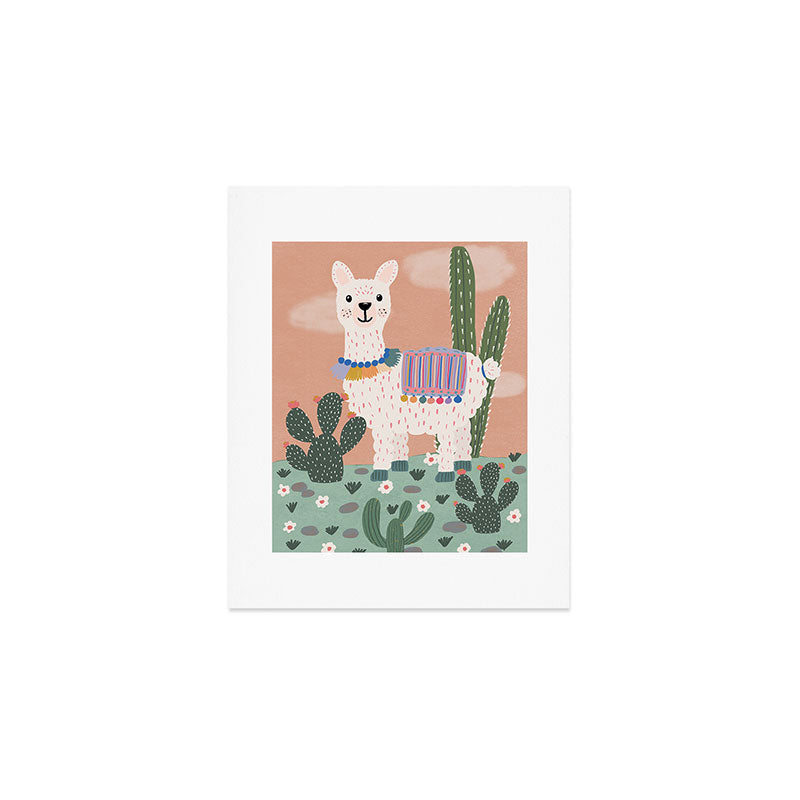 Llama  Art Print Gallery Image 1