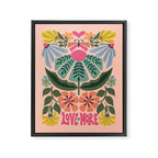 LOVE MORE  Framed Canvas Print Gallery Image 6